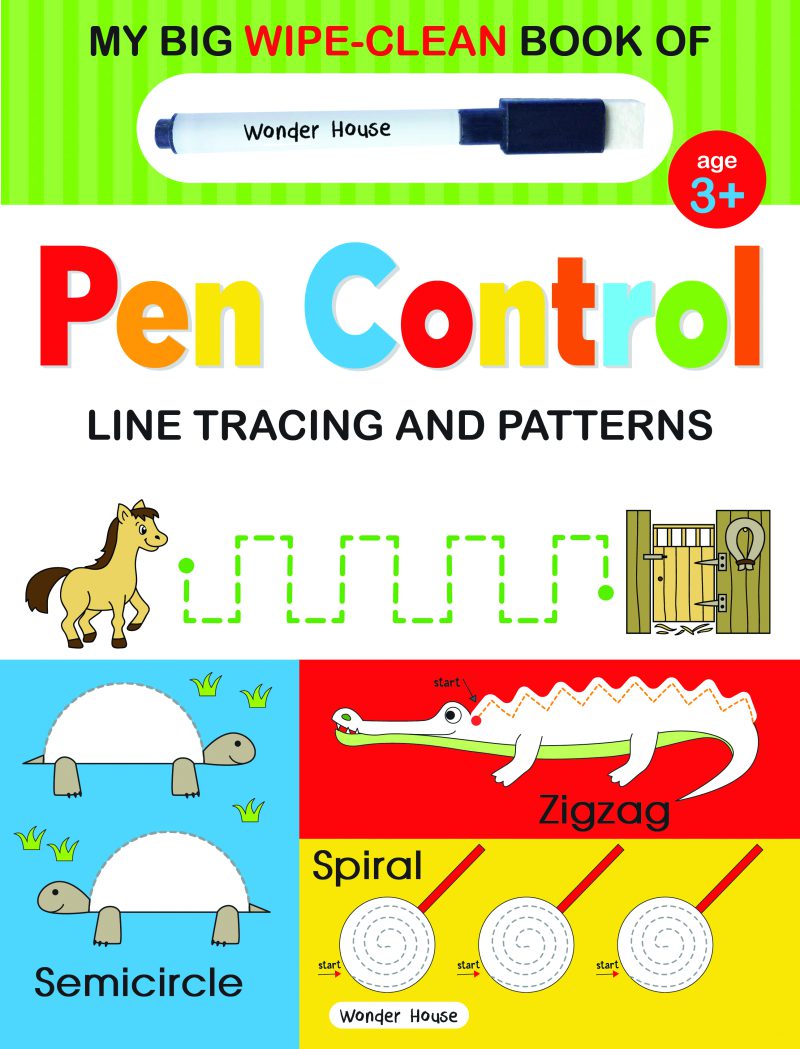 My Big Wipe and Clean Book of Pen Control - شرکت دهکده کتاب