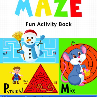 Preschool Activity Book Maze Fun Activity Book for Kids