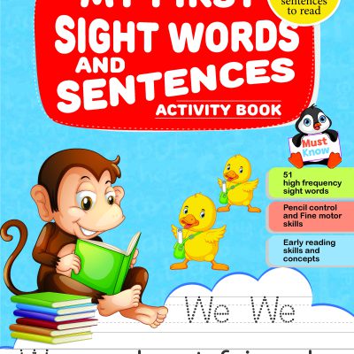 My First Sight Words and Sentences Activity Book for Children
