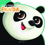 My First Shaped Board book - Panda, Die-Cut Animals, Picture Book for Children
