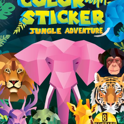 Color with sticker Jungle Adventure