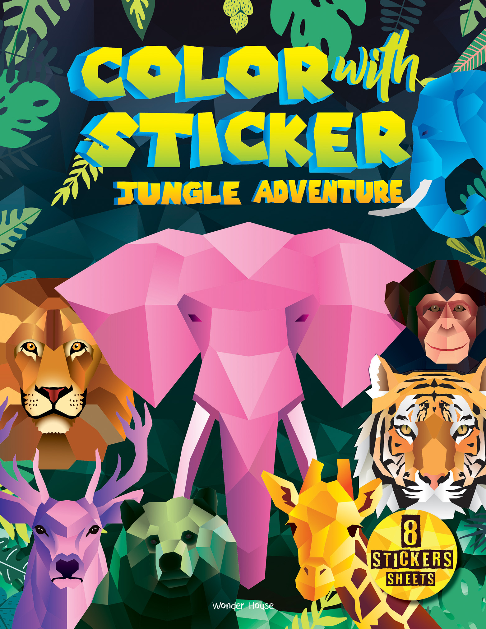 9789354407185 Color with sticker Jungle Adventure - تصویر 1