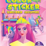 Color with sticker Unicorn Adventure