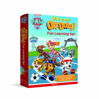 Nickelodeon Paw Patrol - Paw Patrol off Duty! : Fun Learning Set (With Wipe And Clean Mats, Coloring