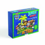 Nickelodeon Paw Patrol - Jungle Patrol! : Fun Learning Set (With Wipe And Clean Mats, Coloring Sheet