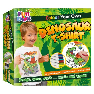 Colour Your Own Dinosaur T-Shirt