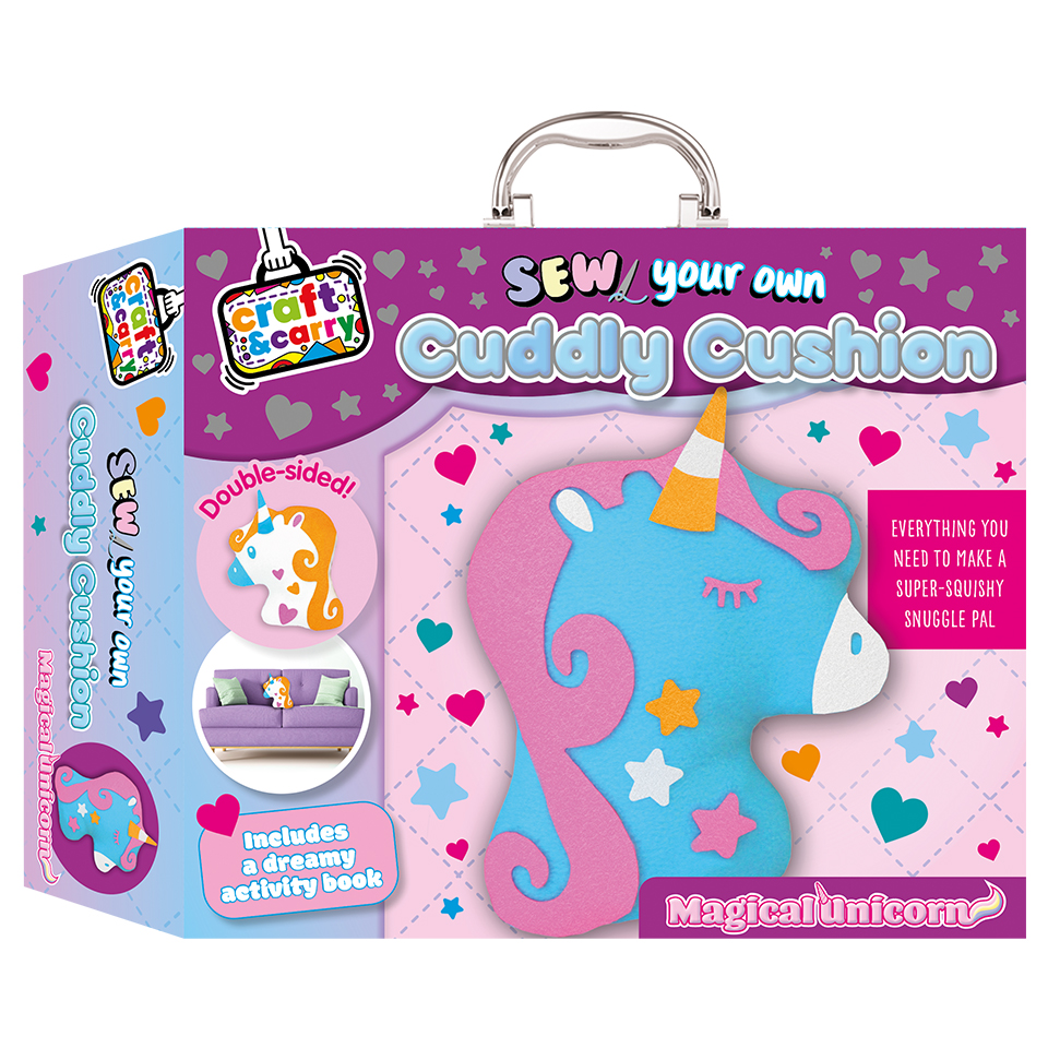 9781802495300 Cuddly Unicorn Cushion