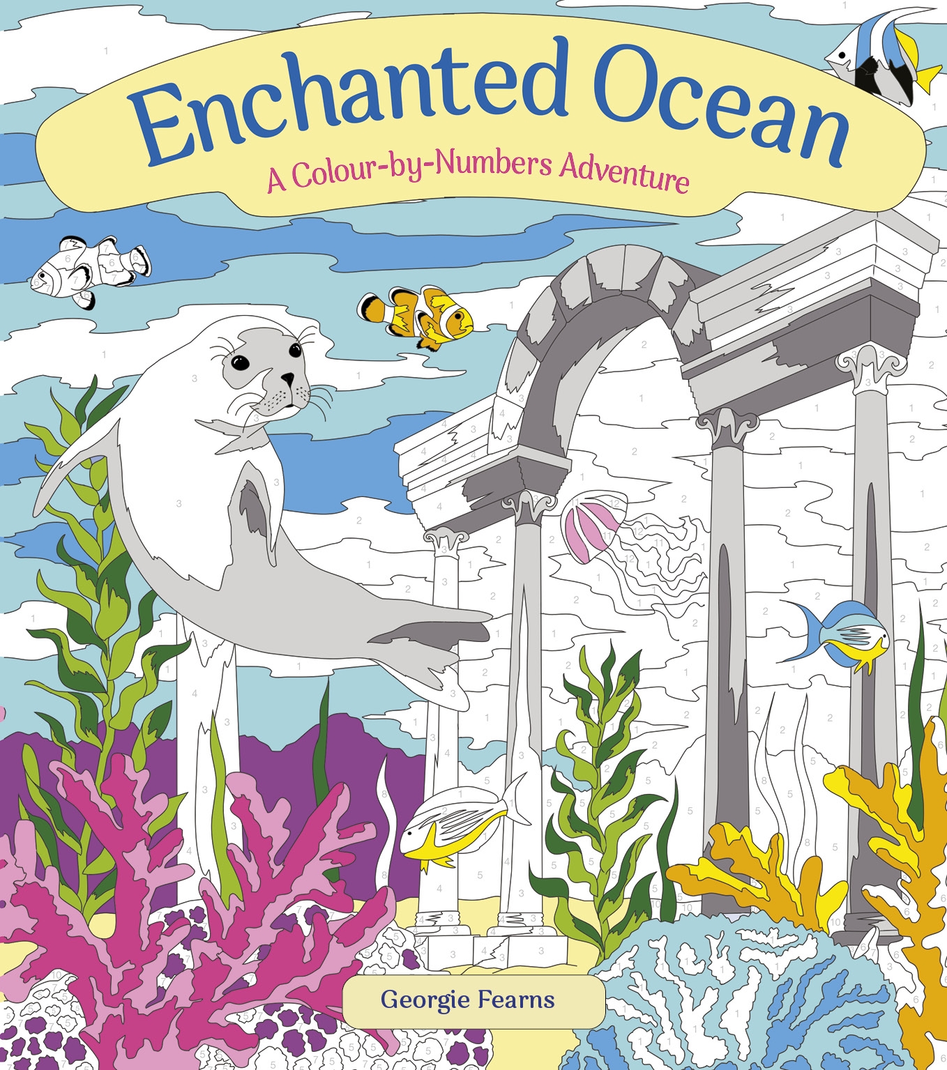 9781398813731 Enchanted Ocean A Colour-by-Number